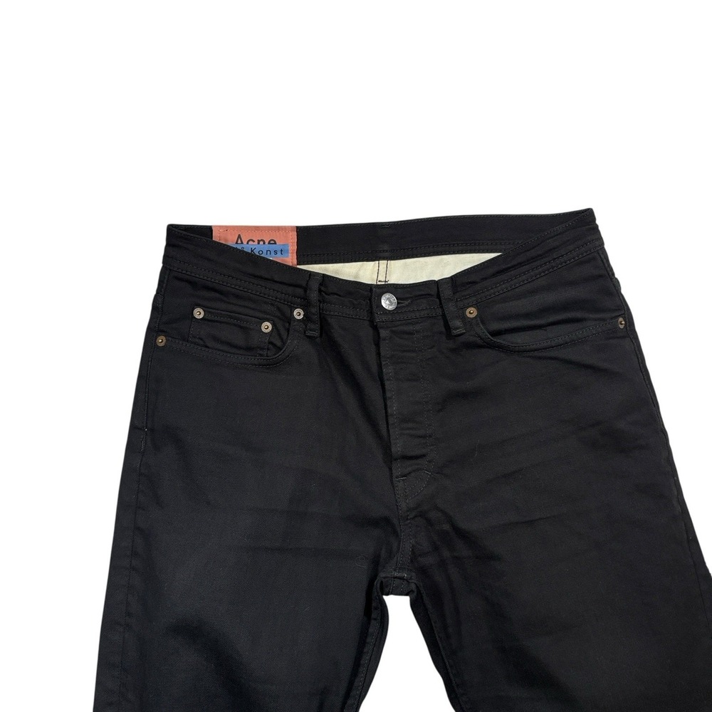 Acne Studios Jeans Men‎ Tagged 31x34 Black River Stay Slim Tapered Stretch - Picture 2 of 11